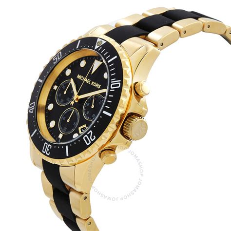 Michael Kors Everest Chronograph Quartz Black Dial 